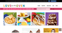 Desktop Screenshot of lovefromtheoven.com